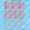 Decal Sheet, Austria GW-1985