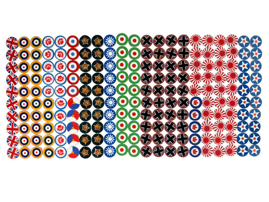 1940 Axis & Allies G40 Roundel Upgrade Set (210/set)