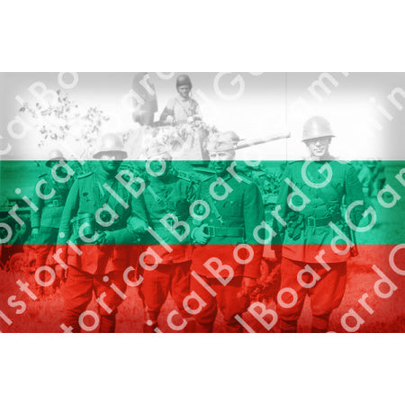 HBG Battle Labels-Bulgaria Flag w/ Art