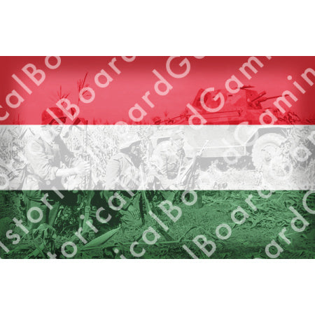 HBG Battle Labels-Hungary Flag w/ Art
