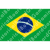 HBG Battle Labels-Brazil (1889-P) Flag