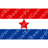 HBG Battle Labels-Croatia Star Flag (1941-1945)