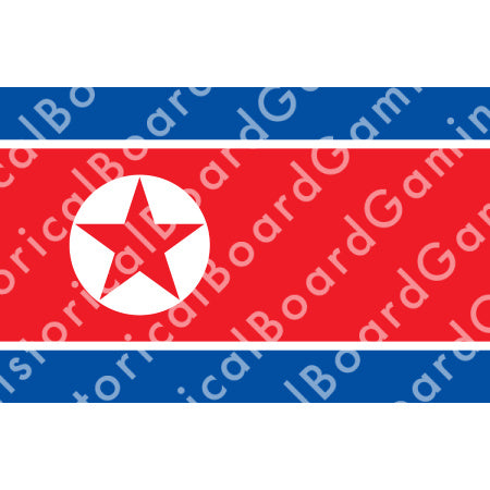 HBG Battle Labels-North Korea Flag (1948-P)