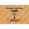Afrika Korps Flag (Alternate) Vinyl Sticker