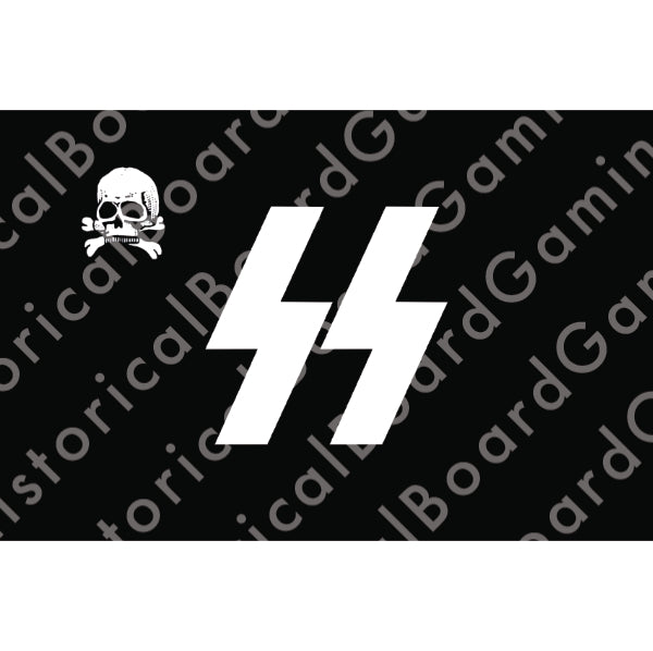 HBG Battle Labels- SS Flag w/Skull