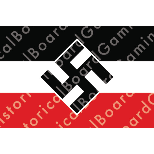 HBG Battle Labels- German Flag w/Swastika