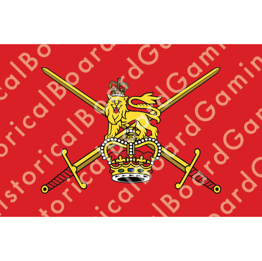 HBG Battle Labels- British Army Flag (1954-P)
