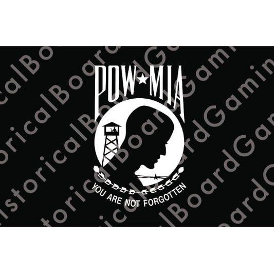 HBG Battle Labels- POW-MIA Flag (1972-P)