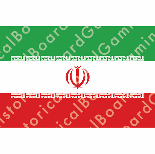 HBG Battle Labels- Iran Flag (1907-P)