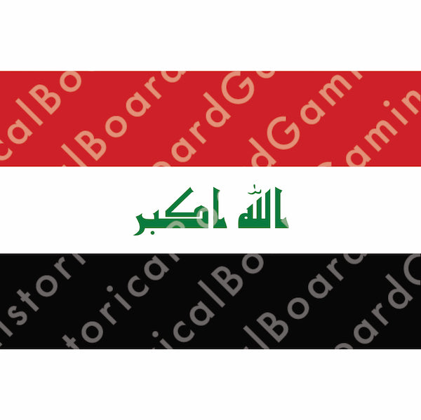 HBG Battle Labels- Iraq Flag (1963-P)