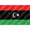 HBG Battle Labels- Libya Flag (1951, 2011-P)