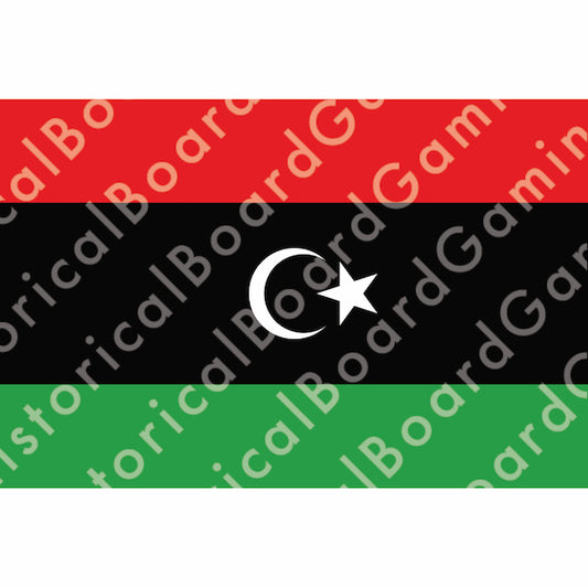 HBG Battle Labels- Libya Flag (1951, 2011-P)