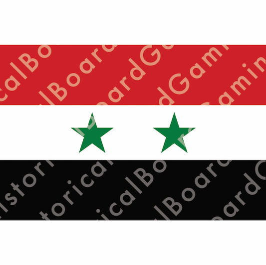 HBG Battle Labels- Syria Flag (1958-61, 1980-P)