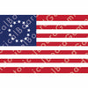 HBG Battle Labels- Betsy Ross Flag (1777)