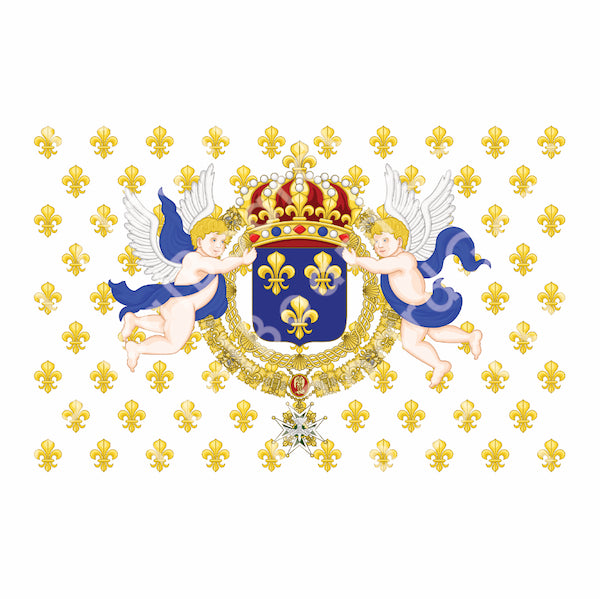 HBG Battle Labels- Kingdom of France Flag (1638-1790)