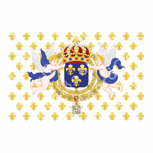 HBG Battle Labels- Kingdom of France Flag (1638-1790)