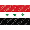 HBG Battle Labels- Iraq Flag (1963-91)