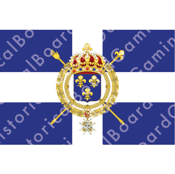 HBG Battle Labels- France Civil Ensign (1814-1830)