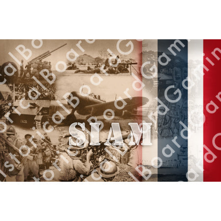 HBG Battle Labels-Siam w/ Flag
