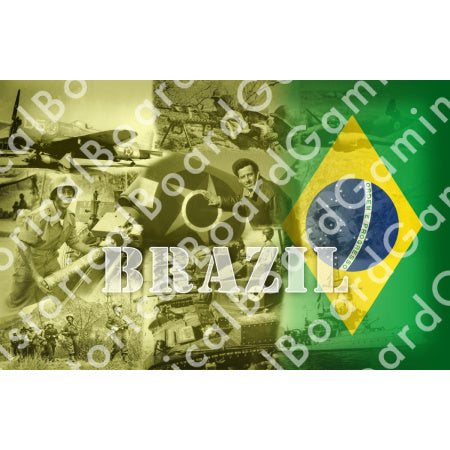 HBG Battle Labels-Brazil w/ Flag