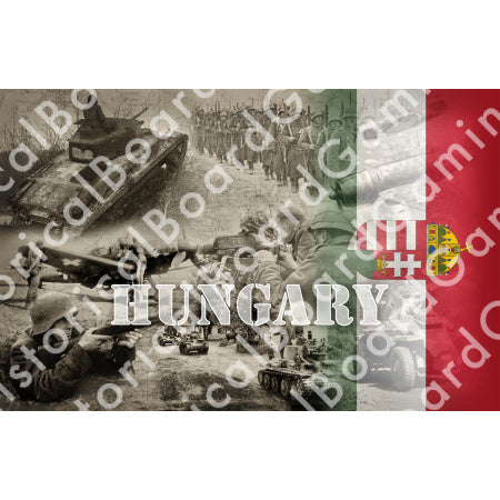 HBG Battle Labels-Hungary B w/ Flag
