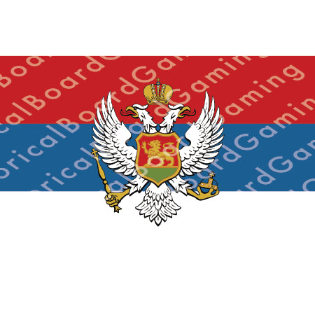 HBG Battle Labels-Montenegro Flag (1905-1918)