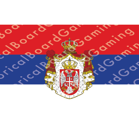 HBG Battle Labels-Kingdom of Serbia Flag (1882-1918)