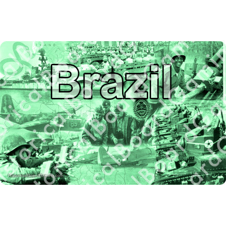 HBG Battle Labels-Brazil Montage w/ Name