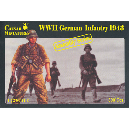 1/72 WWII German Infantry 1943 Box (Caesar)