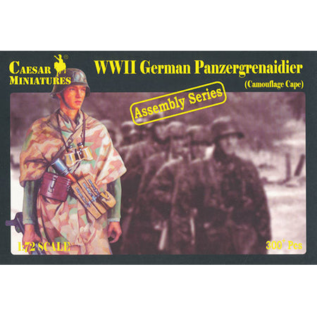 1/72 WWII German Panzergrenadier Camouflage Cape (Caesar)