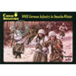 1/72 WWII German Infantry in Winter Smocks Box (Caesar)