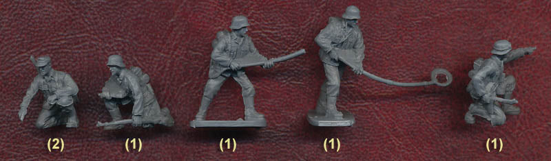 1/72 WWII German Army Sturmpionier Team Box (Caesar)