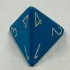 D4 Opaque Dice Blue w/White #s (x 5)