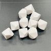 D10 (16mm) Dice-White Opaque Blank (10/Bag)
