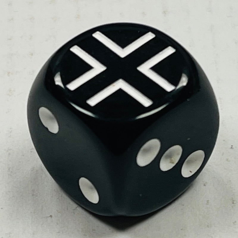 D6 Opaque 16mm Custom Dice w/ Rounded Corners Germany (x5)