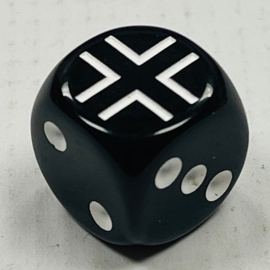 D6 Opaque 16mm Custom Dice w/ Rounded Corners Germany (x5)