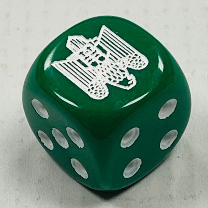 D6 Opaque 16mm Custom Dice w/ Rounded Corners Italy (x5)