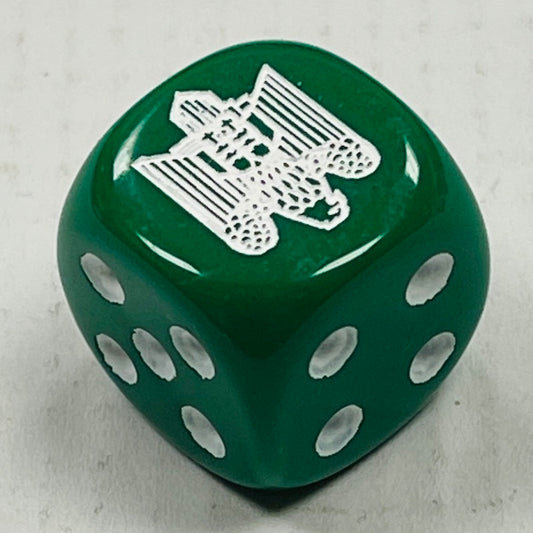 D6 Opaque 16mm Custom Dice w/ Rounded Corners Italy (x5)