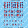 Decal Sheet, Cuba GW-1985