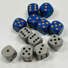 Opaque 16mm Dice w/ Rounded Corners Dixie Dice (12 Pk)