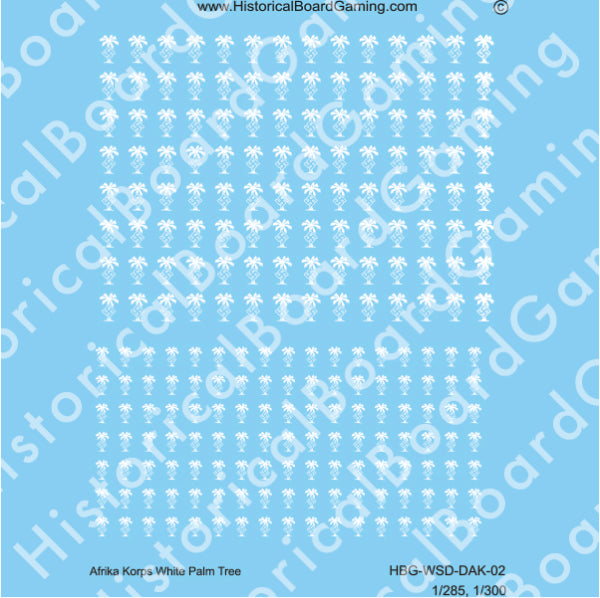 Afrika Korps White Palm Tree (Decal Sheet)