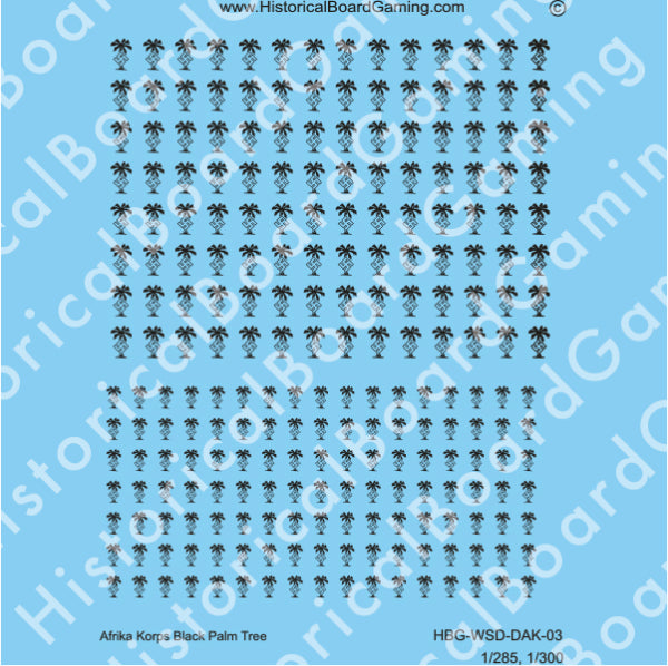 Afrika Korps Black Palm Tree (Decal Sheet)