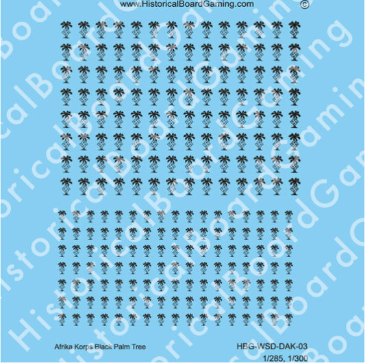Afrika Korps Black Palm Tree (Decal Sheet)