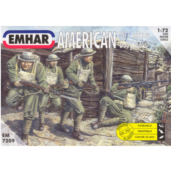 1/72 WWI American Infantry Doughboys (EMHAR)