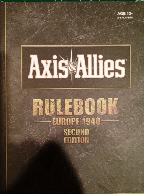 Axis & Allies Rules Booklet - Europe 1940 (2nd Ed.)