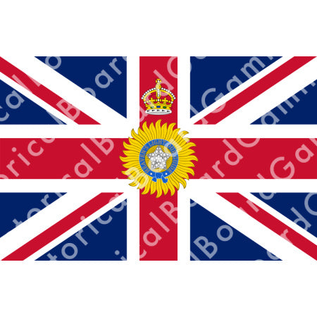 HBG Battle Labels-Far East Command , Governor General of India Flag (1885-1947)