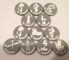 German Gebirgsjager Division Marker Set (Acrylic) (12/set)
