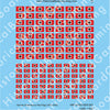 German Balkenkreuz Red Flag (1935-45) (Decal Sheet)