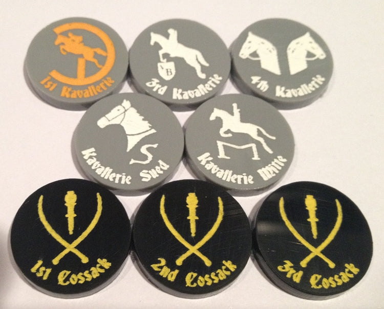 German Cavalry Marker Set (Acrylic) (8/set)