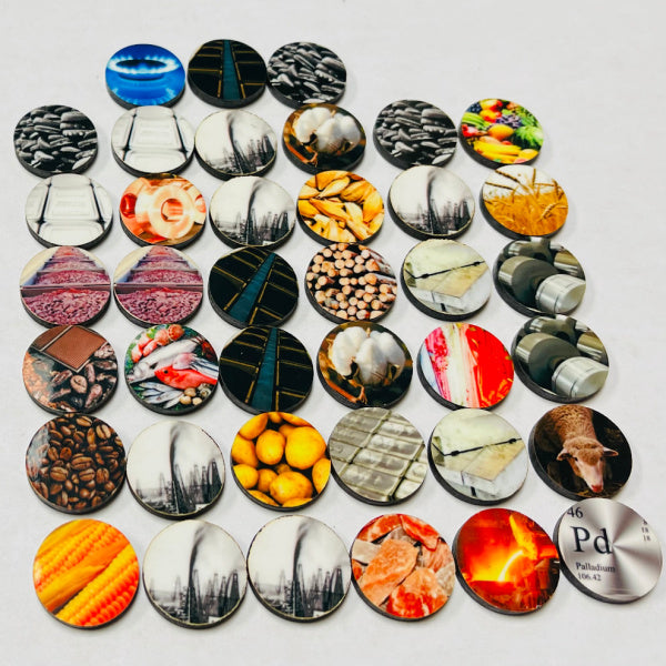 Resources Marker Set (GW1936 Expansion) 39/set